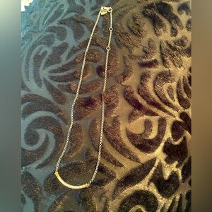 Delicate Gold-Tone Women's Bar Pendant Necklace by alwand vahan 🐆🐆